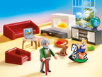 PLAYMOBIL DOLLHOUSE - LIVING ROOM WITH FIREPLACE #70207