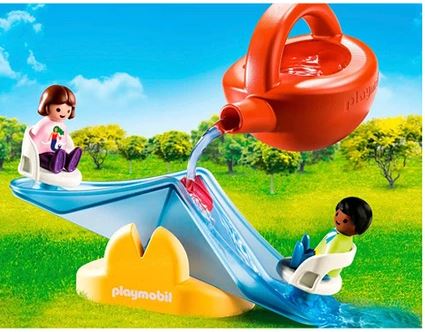 PLAYMOBIL 1-2-3 - BALANCOIRE AQUATIQUE AVEC ARROSOIR #70269