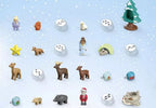PLAYMOBIL JUNIOR - ADVENT CALENDAR - SANTA AND FOREST ANIMALS #70297