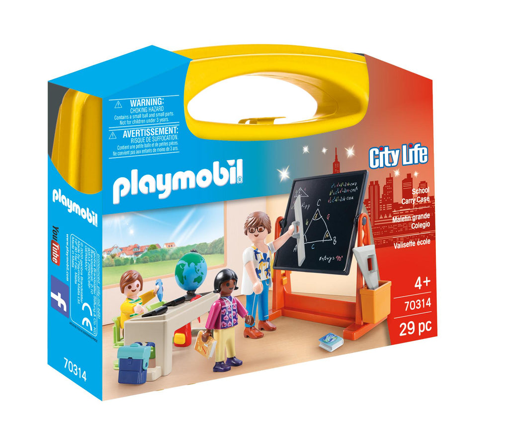 PLAYMOBIL CITY LIFE - SCHOOL CARRY CASE #70314