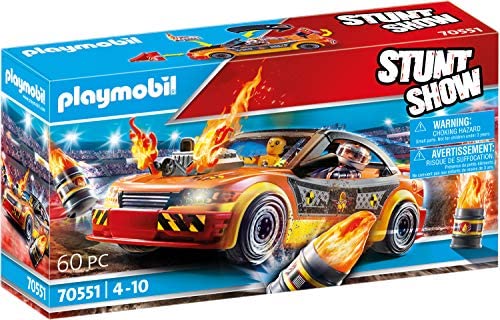 PLAYMOBIL - STUNT SHOW CRASH TEST CAR WITH DUMMY #70551