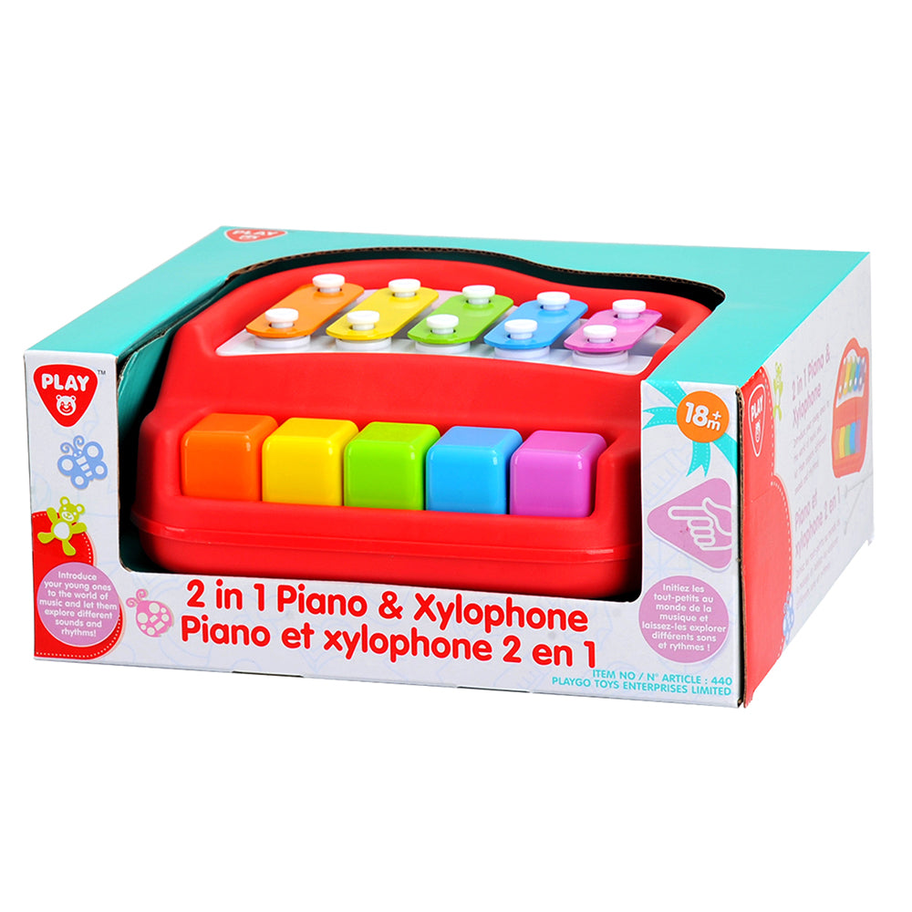 PLAYGO - 2-IN-1 PIANO-XYLOPHONE