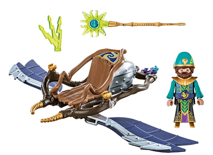 PLAYMOBIL - VIOLET VALE - MAGICIEN VOLANT #70749