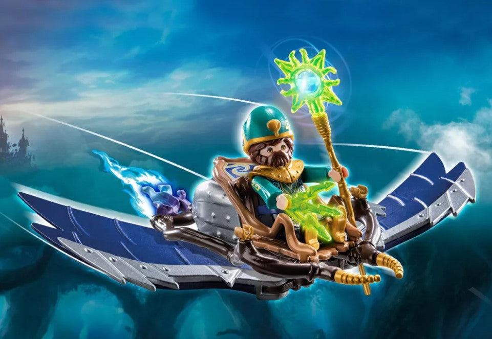 PLAYMOBIL - VIOLET VALE - MAGICIEN VOLANT #70749