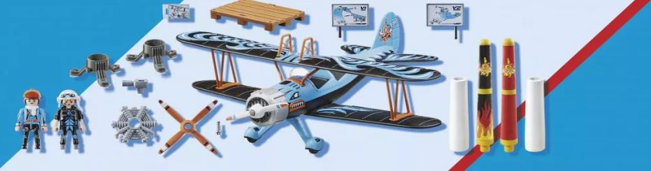 PLAYMOBIL AIR STUNTSHOW - BIPLAN PHÉNIX #70831