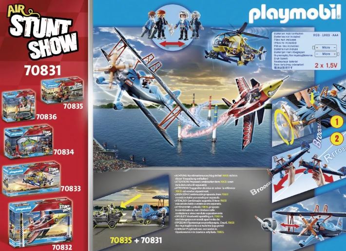PLAYMOBIL AIR STUNTSHOW - BIPLAN PHÉNIX #70831