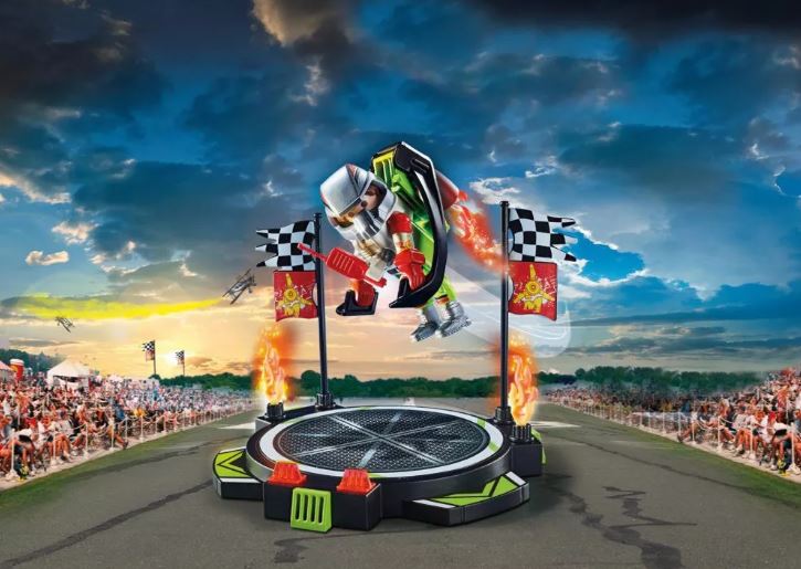 PLAYMOBIL AIR STUNTSHOW - PILOTE AVEC RÉACTEUR DORSAL #70836