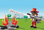 PLAYMOBIL DUCK ON CALL - FIREFIGHTER AND CAT #70917