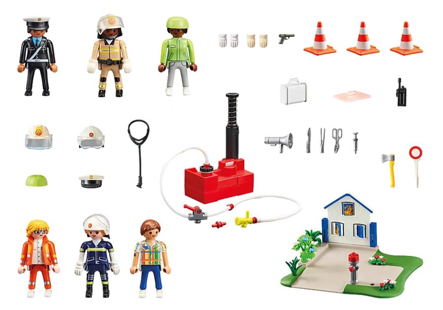 PLAYMOBIL MY FIGURES - RESCUE WORKERS #70980