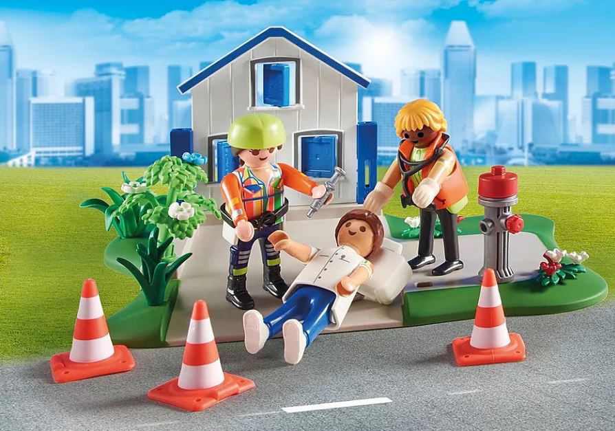 PLAYMOBIL MY FIGURES - RESCUE WORKERS #70980