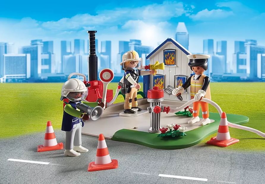 PLAYMOBIL MY FIGURES - RESCUE WORKERS #70980