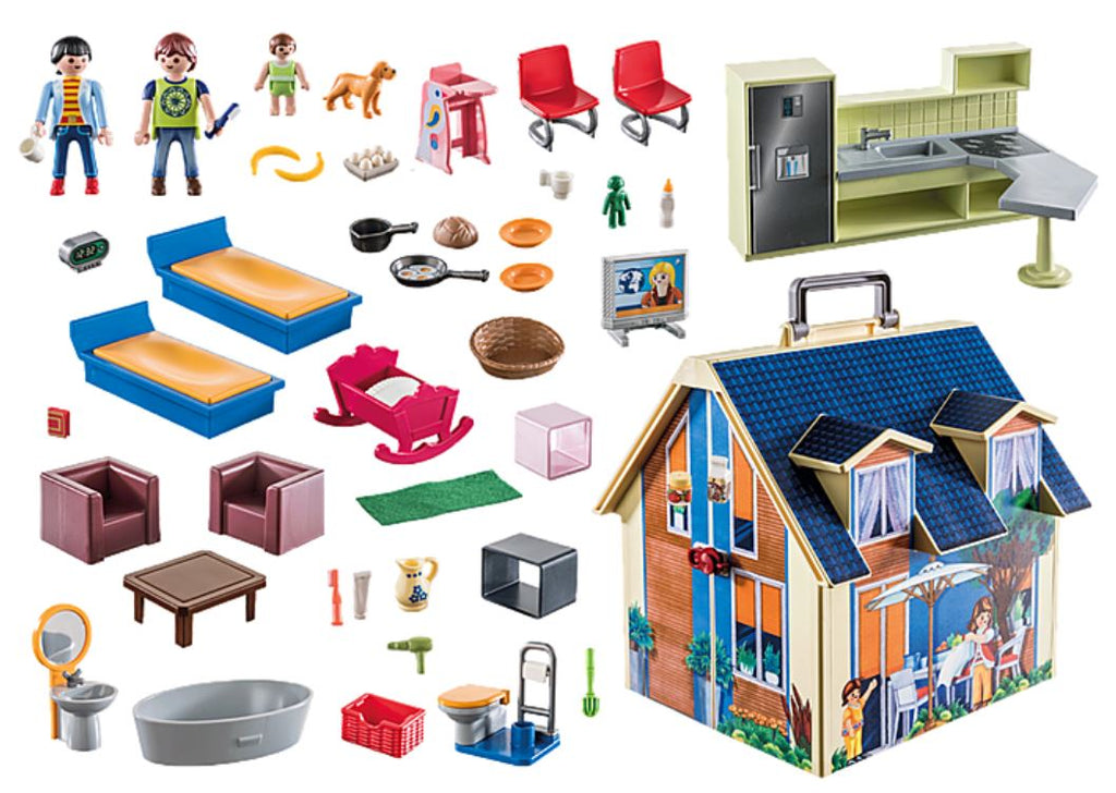 PLAYMOBIL DOLLHOUSE - MAISON TRANSPORTABLE #70985