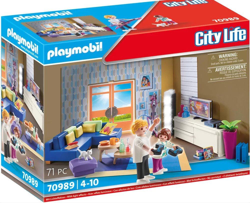 PLAYMOBIL CITY LIFE - FURNISHED LIVING ROOM #70989