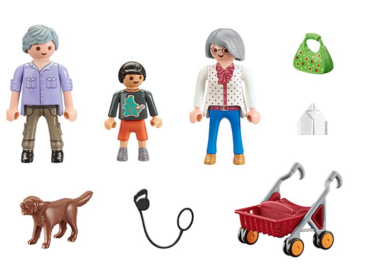 PLAYMOBIL CITY LIFE - GRANDS-PARENTS AVEC PETIT-FILS #70990