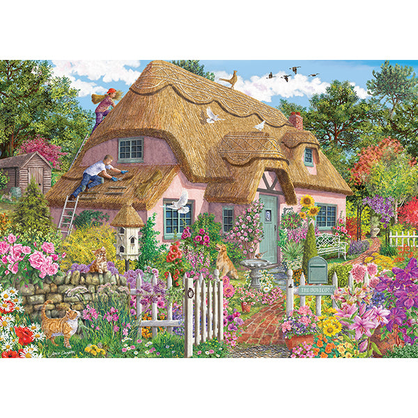 FALCON CASSE-TÊTE 1000 PIÈCES - THATCHED COTTAGE (LA CHAUMIÈRE) #71-11380