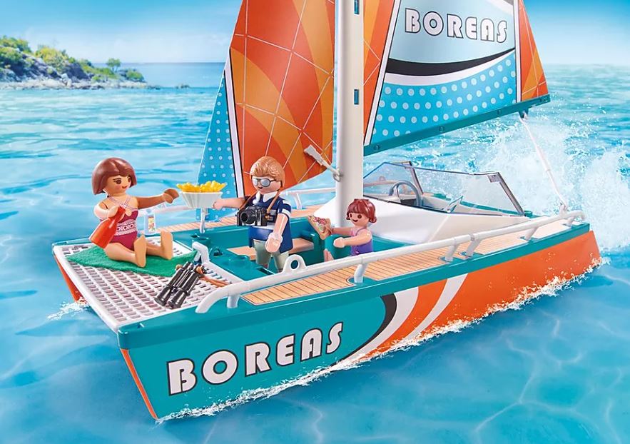 PLAYMOBIL FAMILY FUN - CATAMARAN PROMO-PACK #71043
