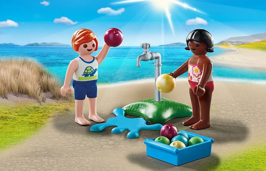 PLAYMOBIL SPECIAL PLUS - ENFANTS AVEC DES BALLONS D'EAU #71166