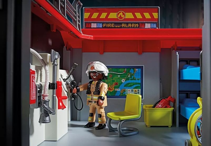 PLAYMOBIL CITY ACTION - PORTABLE FIRE STATION PROMO-PACK #71193