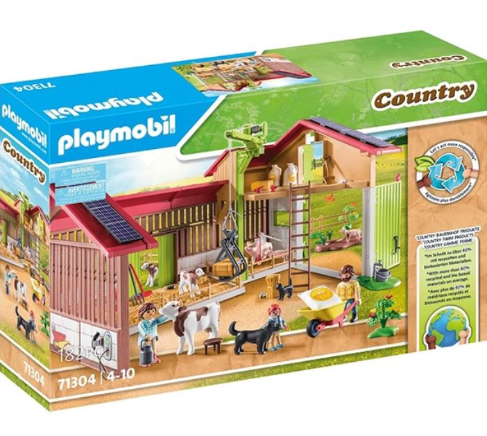PLAYMOBIL COURTRY - FARM WITH SOLAR PANELS #71304