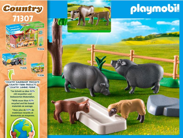 PLAYMOBIL COUNTRY - FARM ANIMALS #71307