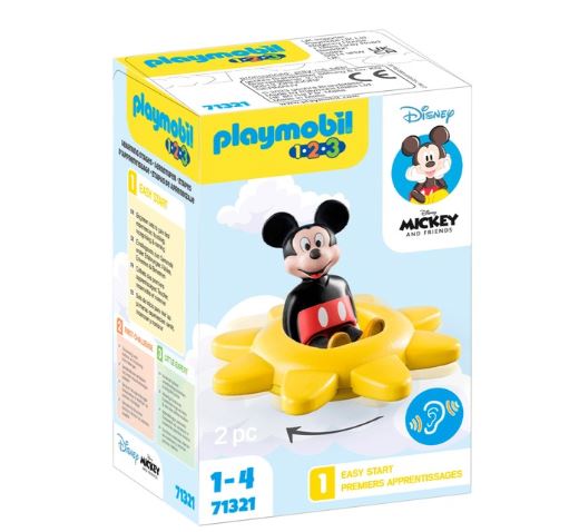 PLAYMOBIL JUNIOR DISNEY - MICKEY AND SPINNING TOP SUN #71698