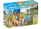 PLAYMOBIL HORSES OF WATERFALL - AMELIA ET WHISPER AVEC BOX POUR CHEVAUX #71353