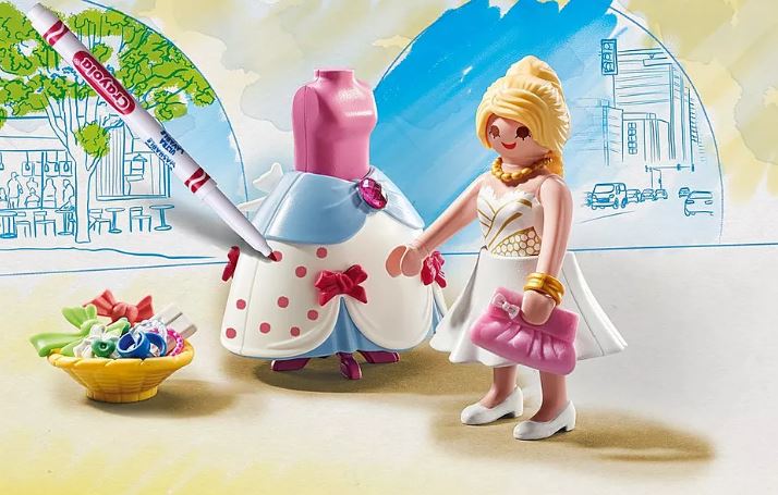 PLAYMOBIL COLOR - FASHION SHOW DESIGNER #71374