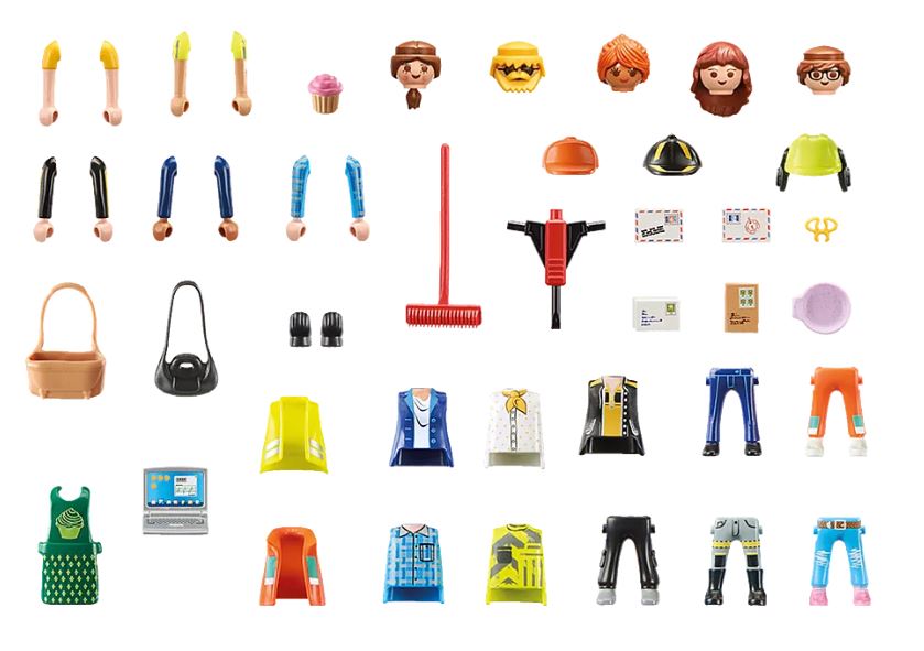 PLAYMOBIL CITY LIFE - MY FIGURES - PROFESSIONS #71402