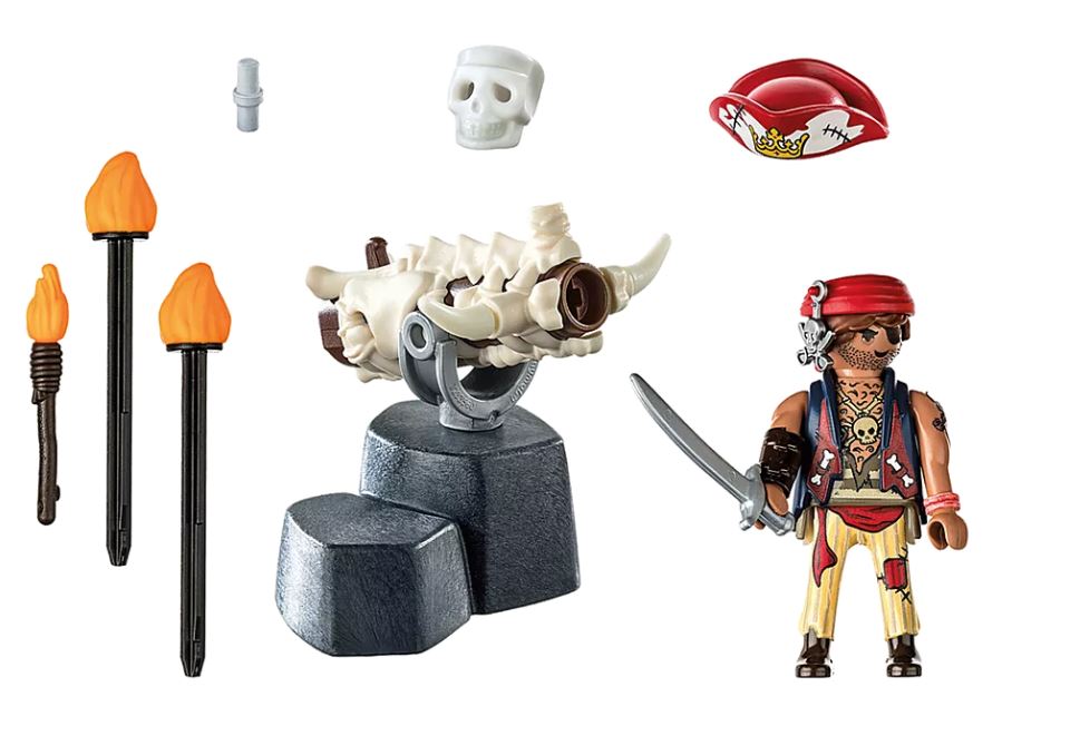 PLAYMOBIL PIRATES - CANONNIER DES PIRATES #71421