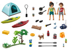 PLAYMOBIL FAMILY FUN CAMPING - FAMILY AND TENT #71425