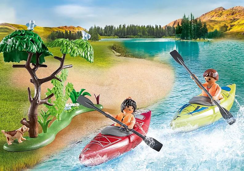 PLAYMOBIL FAMILY FUN CAMPING - FAMILY AND TENT #71425
