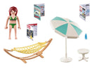 PLAYMOBIL FAMILY FUN CAMPING - HOLIDAYMAKER WITH HAMMOCK #71428