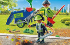 PLAYMOBIL CITY ACTION - AGENTS D'ENTRETIEN VOIRIE AVEC ÉQUIPEMENT #71434