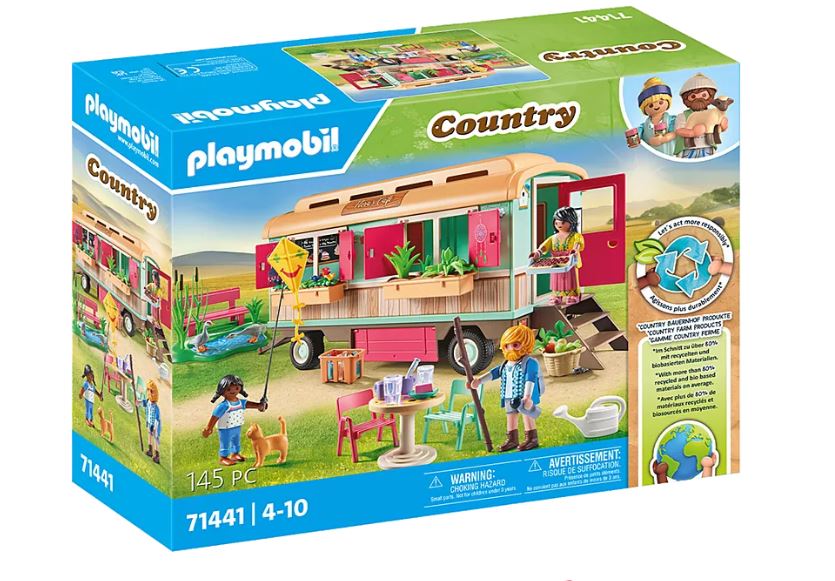 PLAYMOBIL COUNTRY - CAFÉ & BOUTIQUE CARAVAN #71441