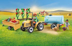 PLAYMOBIL COUNTRY - FERMIER AVEC TRACTEUR ET CITERNE #71442