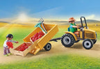 PLAYMOBIL COUNTRY - FERMIER AVEC TRACTEUR ET CITERNE #71442
