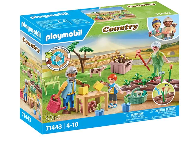 PLAYMOBIL COUNTRY - GRANDS-PARENTS ET POTAGER #71443