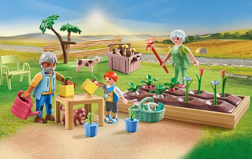PLAYMOBIL COUNTRY - GRANDS-PARENTS ET POTAGER #71443