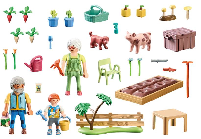 PLAYMOBIL COUNTRY - GRANDS-PARENTS ET POTAGER #71443