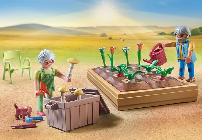 PLAYMOBIL COUNTRY - GRANDS-PARENTS ET POTAGER #71443