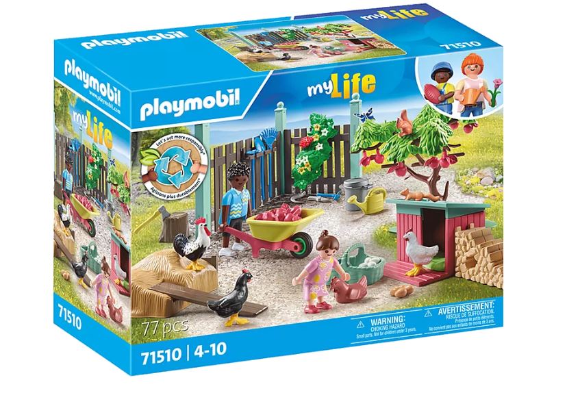 PLAYMOBIL MY LIFE - POULAILLER ET JARDIN #71510