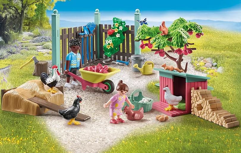 PLAYMOBIL MY LIFE - POULAILLER ET JARDIN #71510