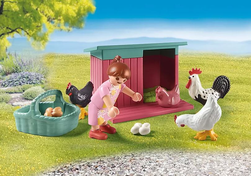 PLAYMOBIL MY LIFE - POULAILLER ET JARDIN #71510