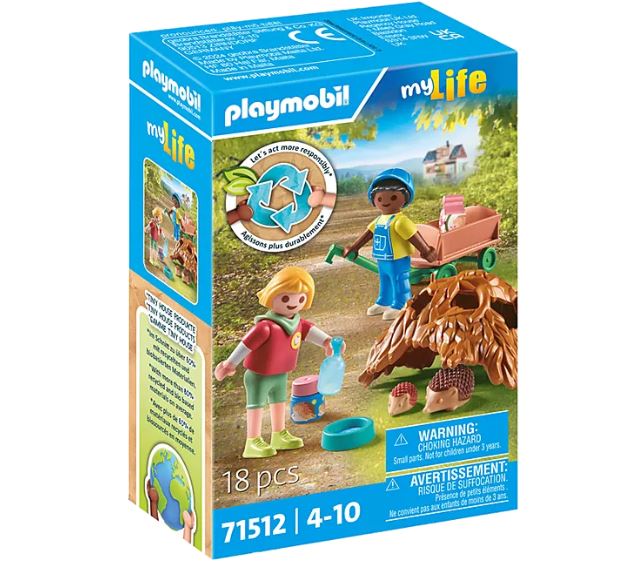 PLAYMOBIL MY LIFE - CHILDREN WITH HEDGEHOG FAMILY #71512
