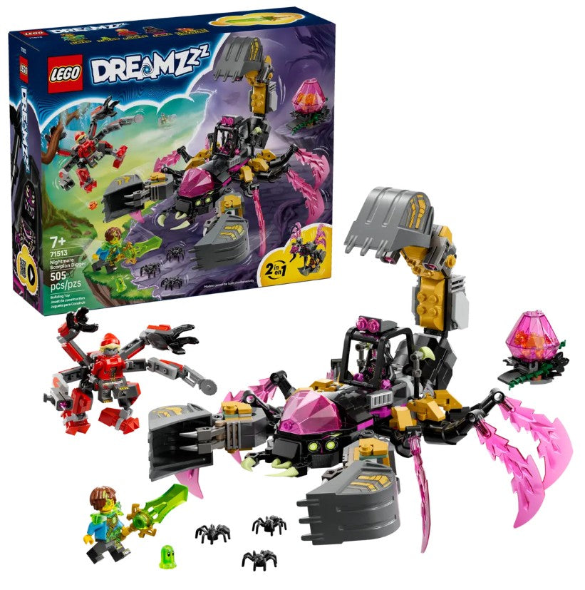 LEGO DREAMZZZ - LA PELLETEUSE SCORPION DES CAUCHEMARS #71513