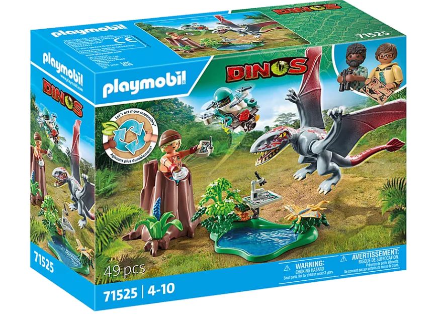 PLAYMOBIL DINOS - OBSERVATION DRONE WITH DIMORPHODON #71525