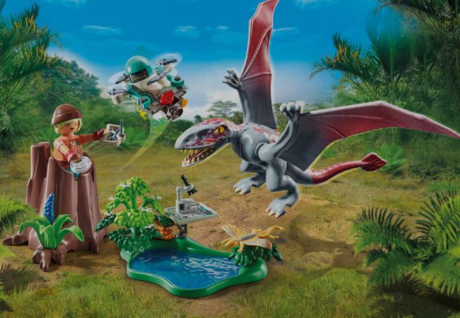 PLAYMOBIL DINOS - OBSERVATION DRONE WITH DIMORPHODON #71525