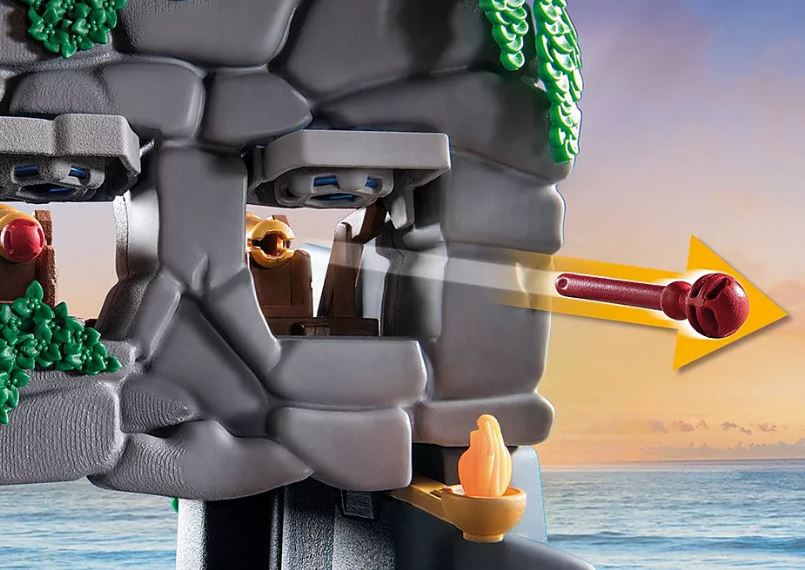 PLAYMOBIL PIRATES - TREASURE ISLAND WITH PIRATE AND SEA MONSTER #71531