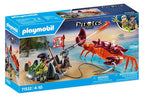 PLAYMOBIL PIRATES - PIRATE AND GIANT CRAB #71532
