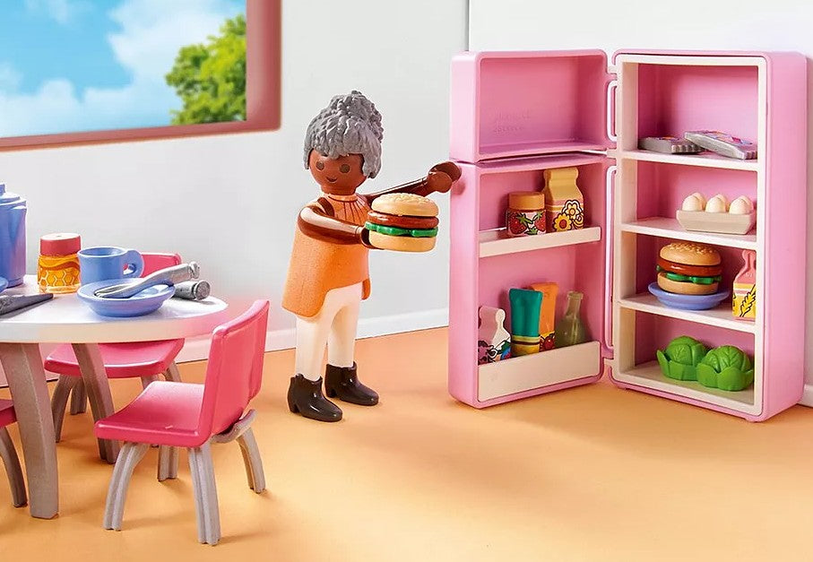 PLAYMOBIL MY LIFE - CUISINE AVEC ILOT CENTRAL #71608